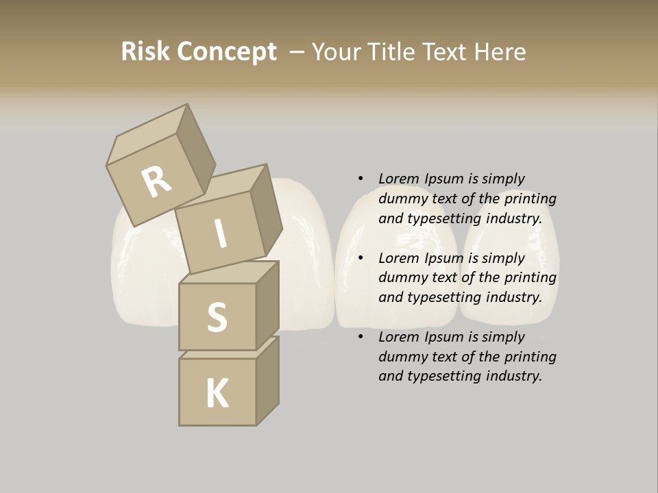 Costly Technology Teeth PowerPoint Template