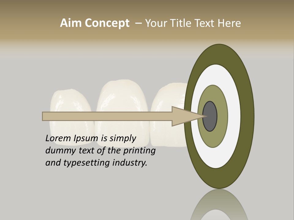Costly Technology Teeth PowerPoint Template