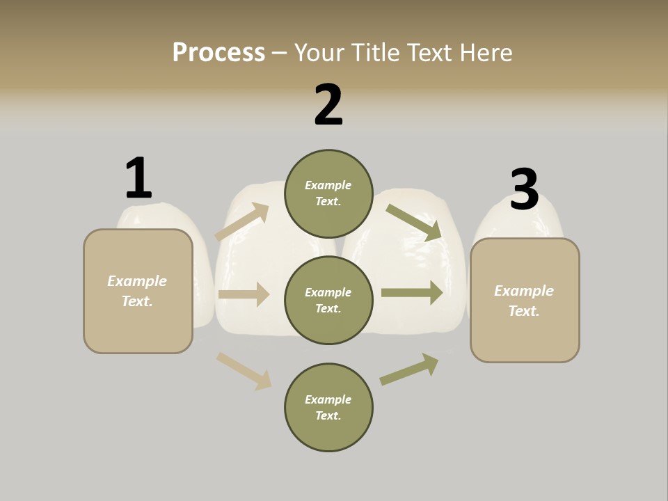 Costly Technology Teeth PowerPoint Template
