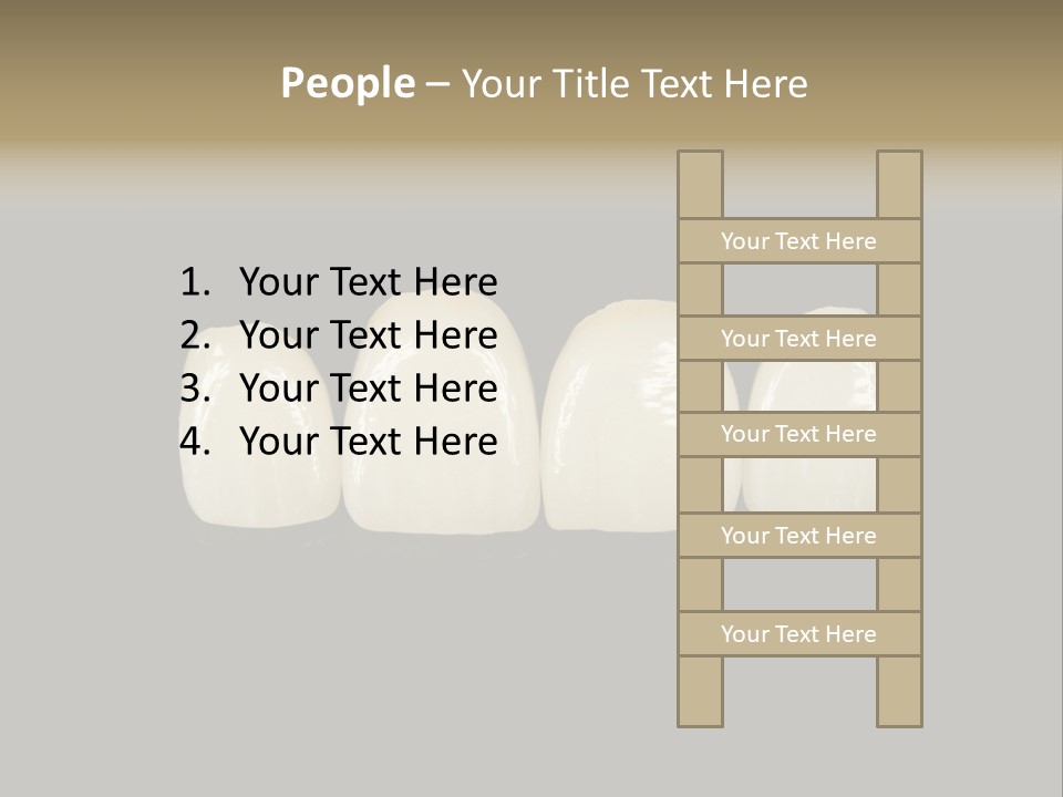 Costly Technology Teeth PowerPoint Template