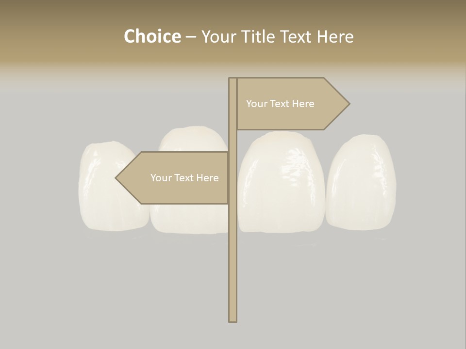 Costly Technology Teeth PowerPoint Template