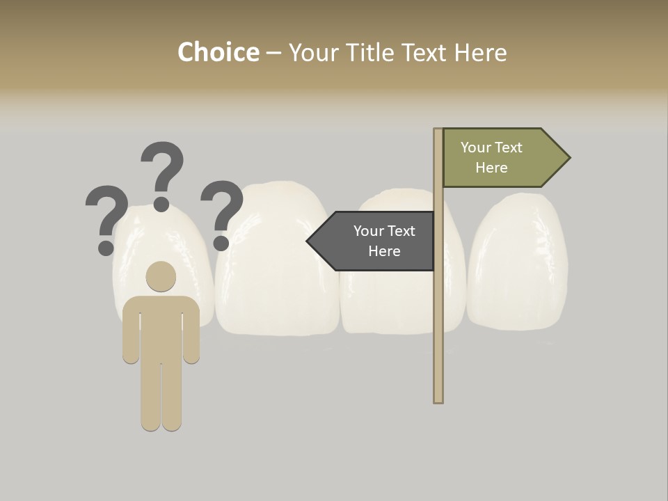 Costly Technology Teeth PowerPoint Template
