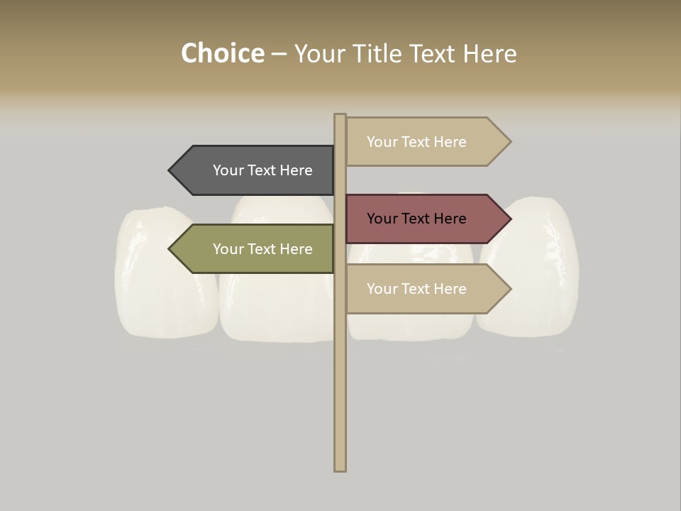 Costly Technology Teeth PowerPoint Template