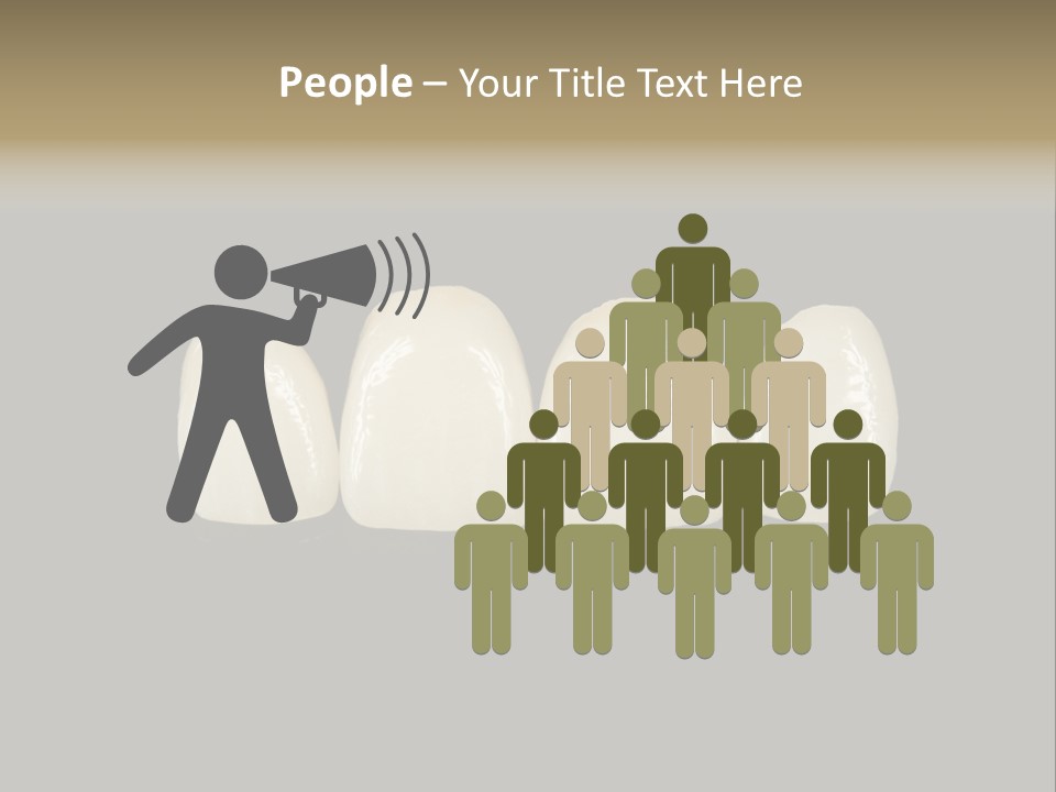 Costly Technology Teeth PowerPoint Template