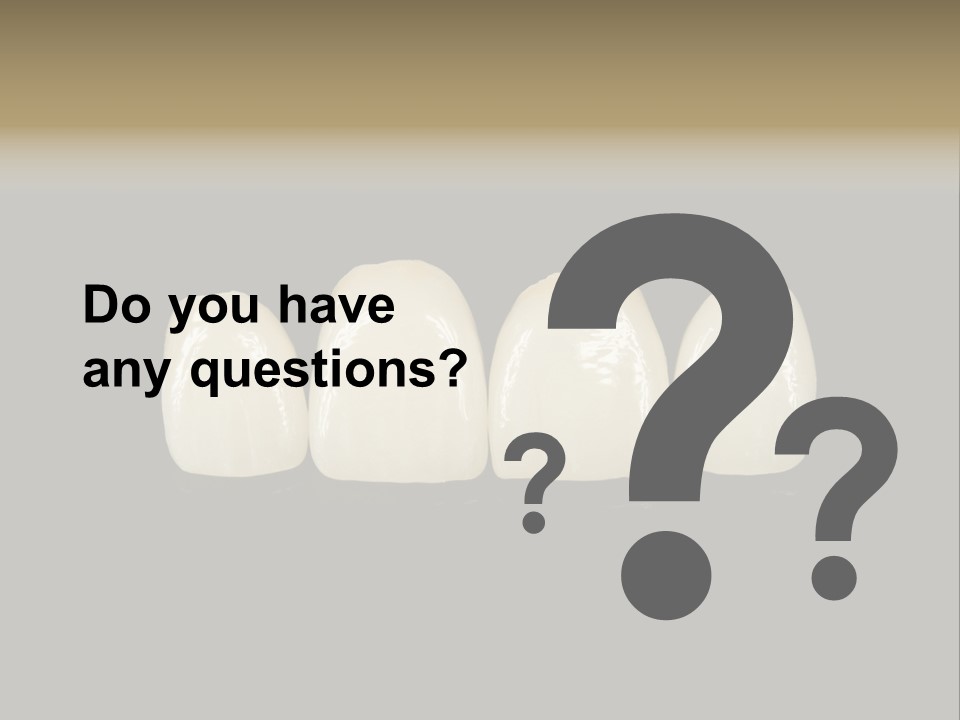 Costly Technology Teeth PowerPoint Template