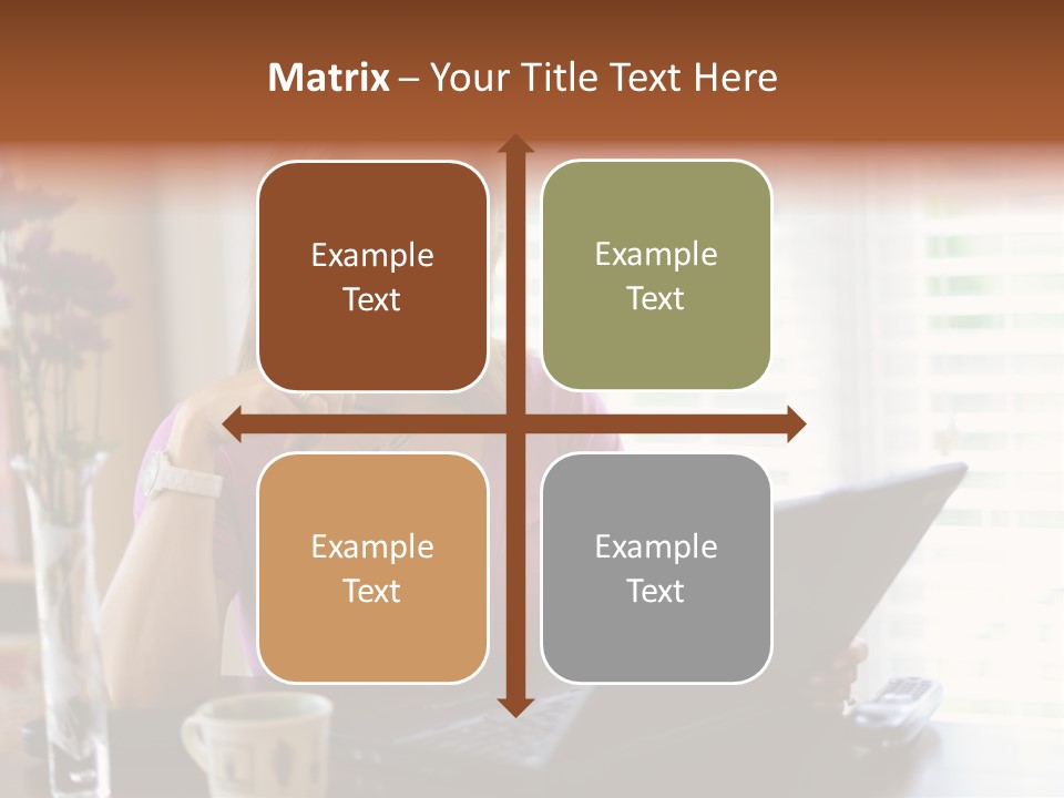 Profit Internet Woman PowerPoint Template