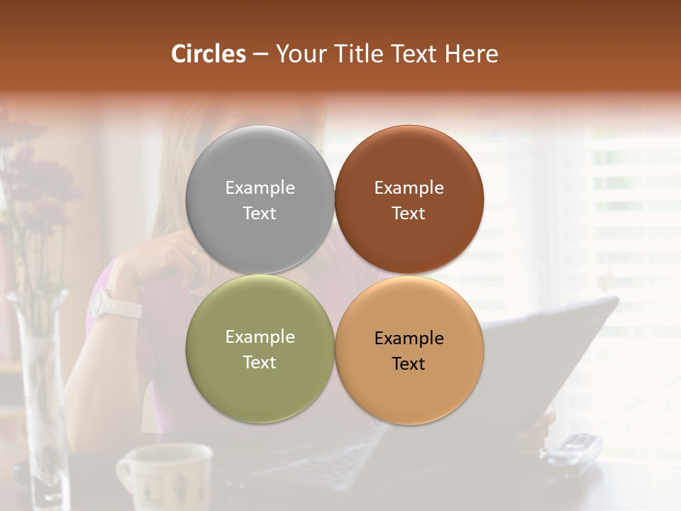 Profit Internet Woman PowerPoint Template