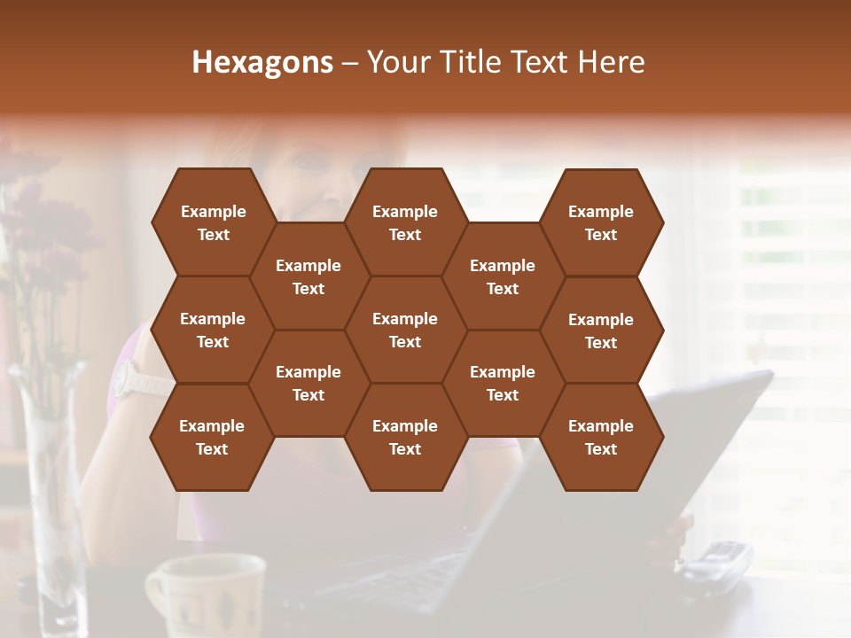 Profit Internet Woman PowerPoint Template