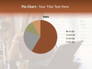 Profit Internet Woman PowerPoint Template