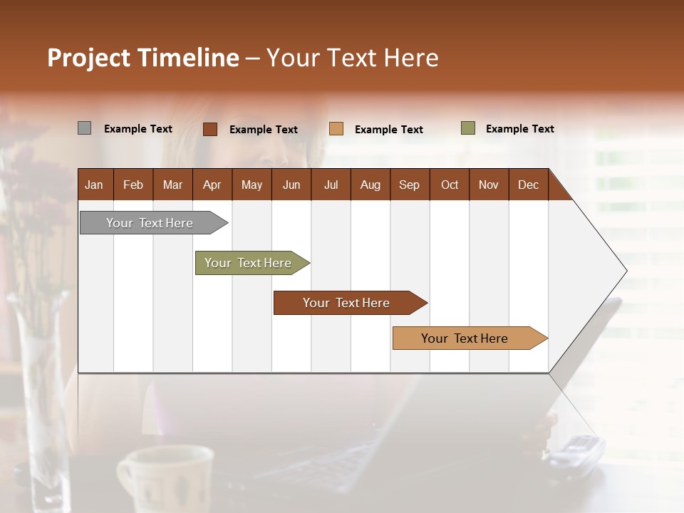 Profit Internet Woman PowerPoint Template