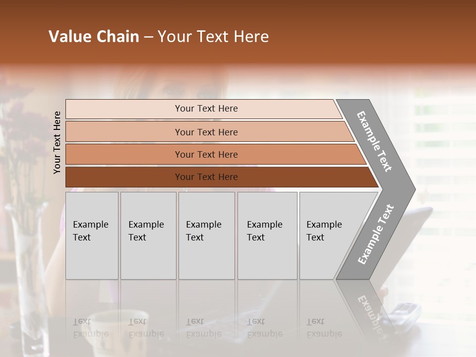 Profit Internet Woman PowerPoint Template