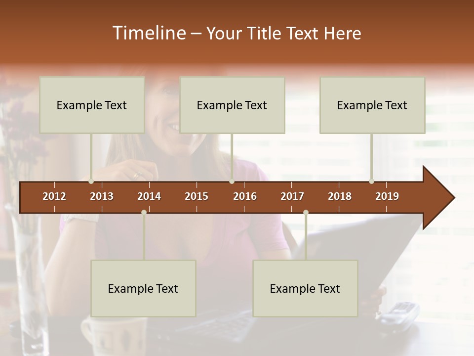 Profit Internet Woman PowerPoint Template