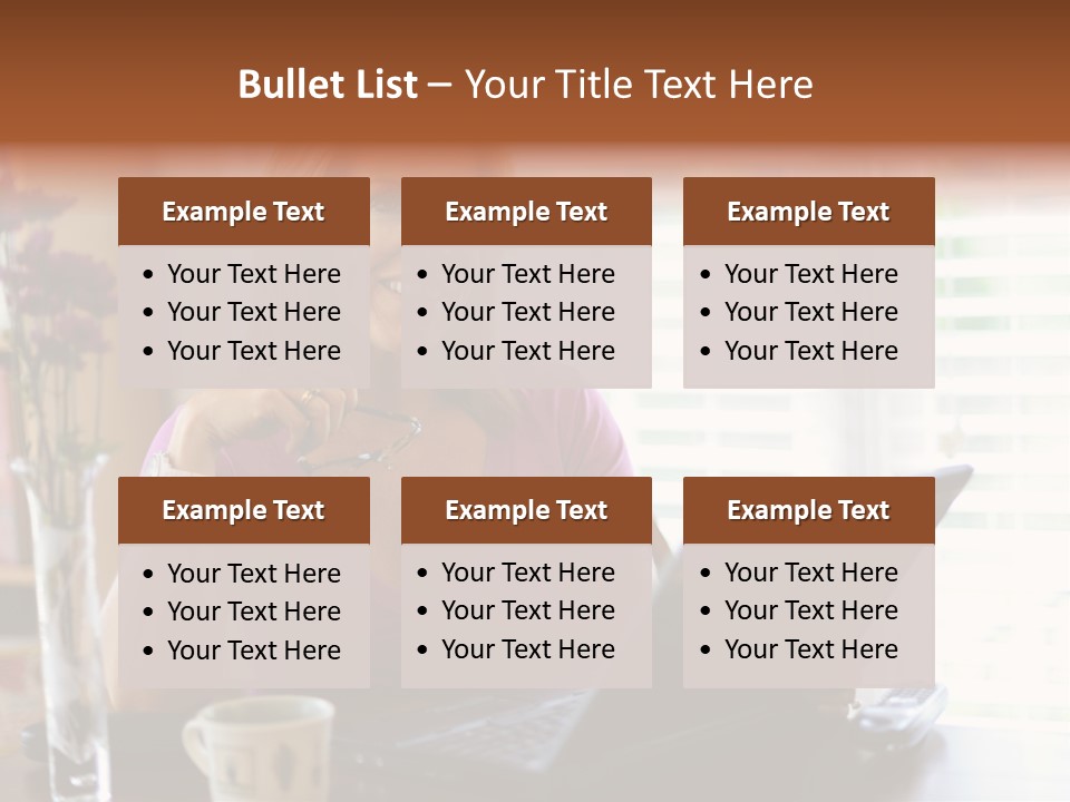 Profit Internet Woman PowerPoint Template