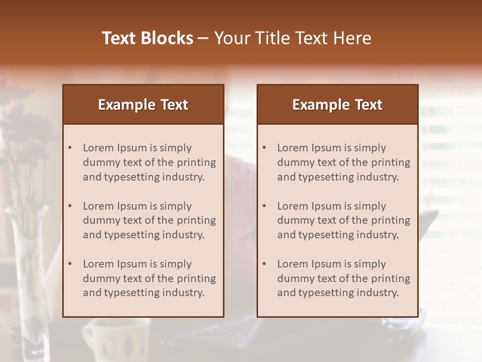 Profit Internet Woman PowerPoint Template