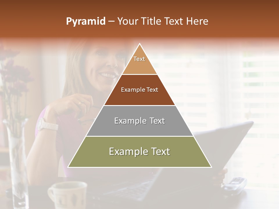 Profit Internet Woman PowerPoint Template