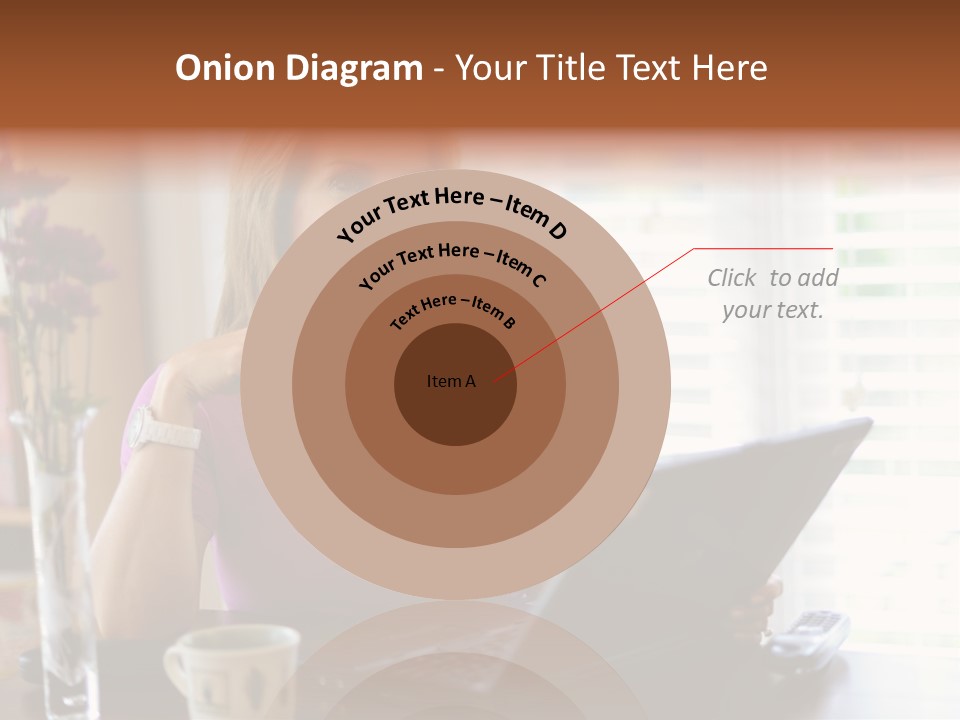 Profit Internet Woman PowerPoint Template