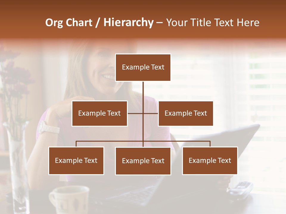 Profit Internet Woman PowerPoint Template