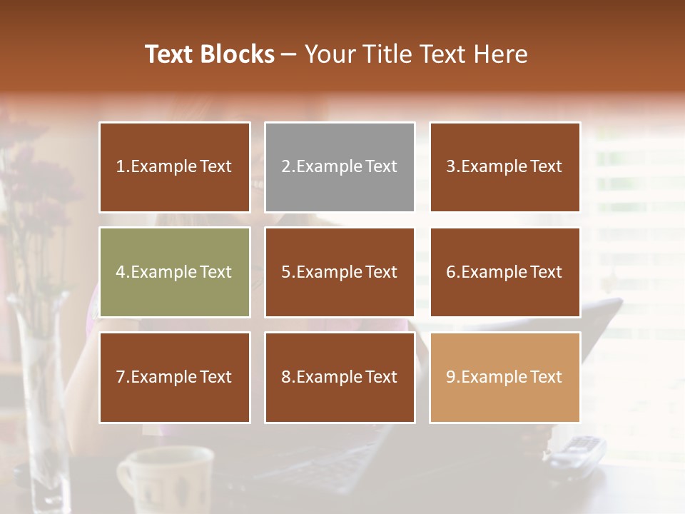 Profit Internet Woman PowerPoint Template