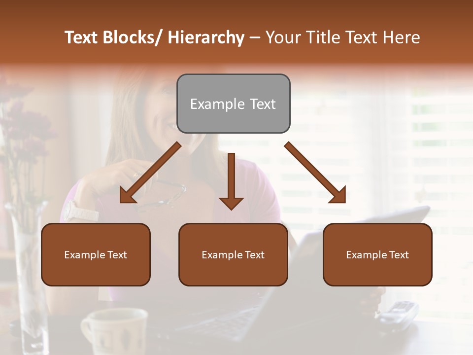 Profit Internet Woman PowerPoint Template