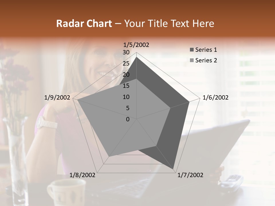 Profit Internet Woman PowerPoint Template