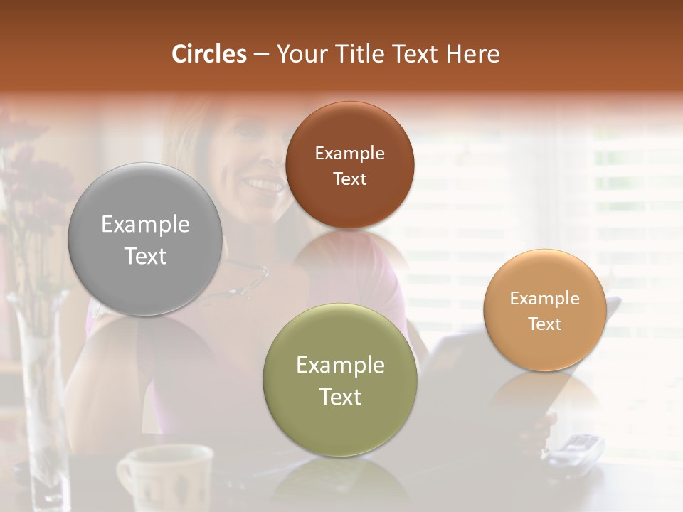 Profit Internet Woman PowerPoint Template