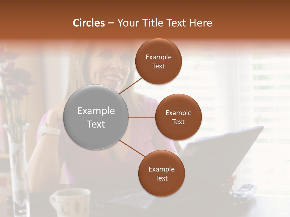 Profit Internet Woman PowerPoint Template