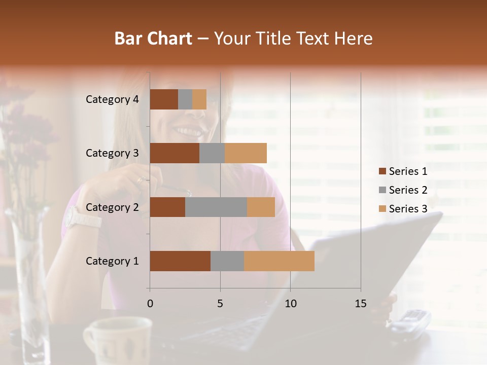 Profit Internet Woman PowerPoint Template