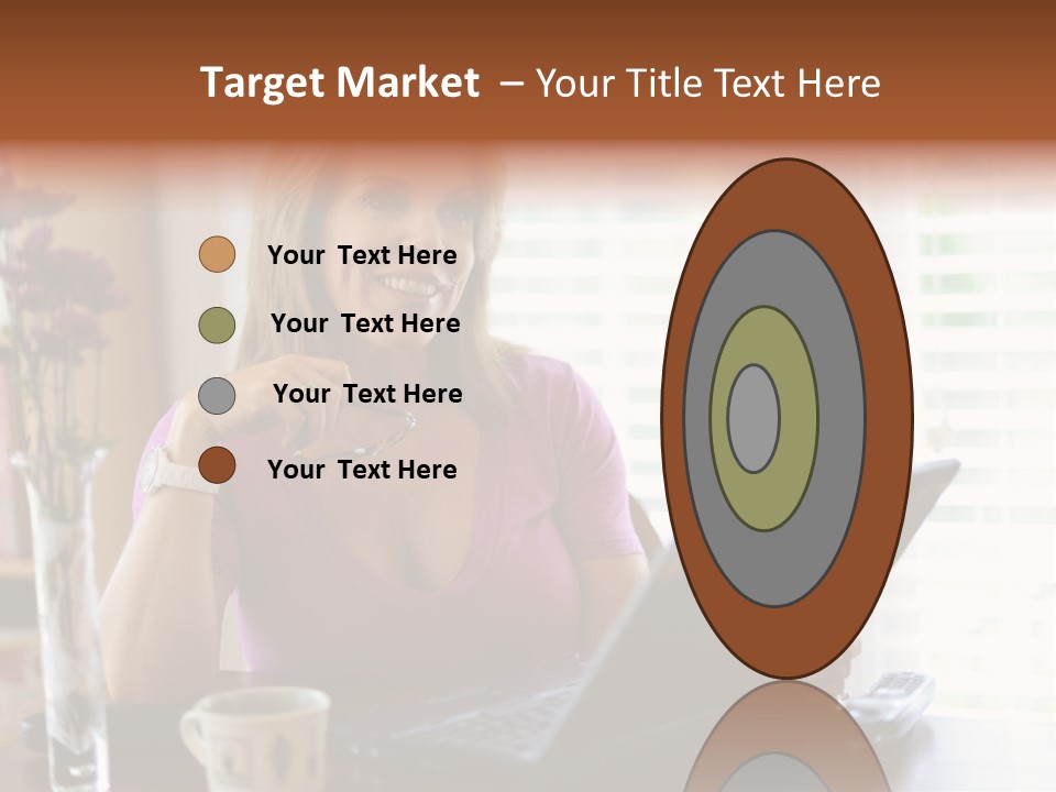 Profit Internet Woman PowerPoint Template