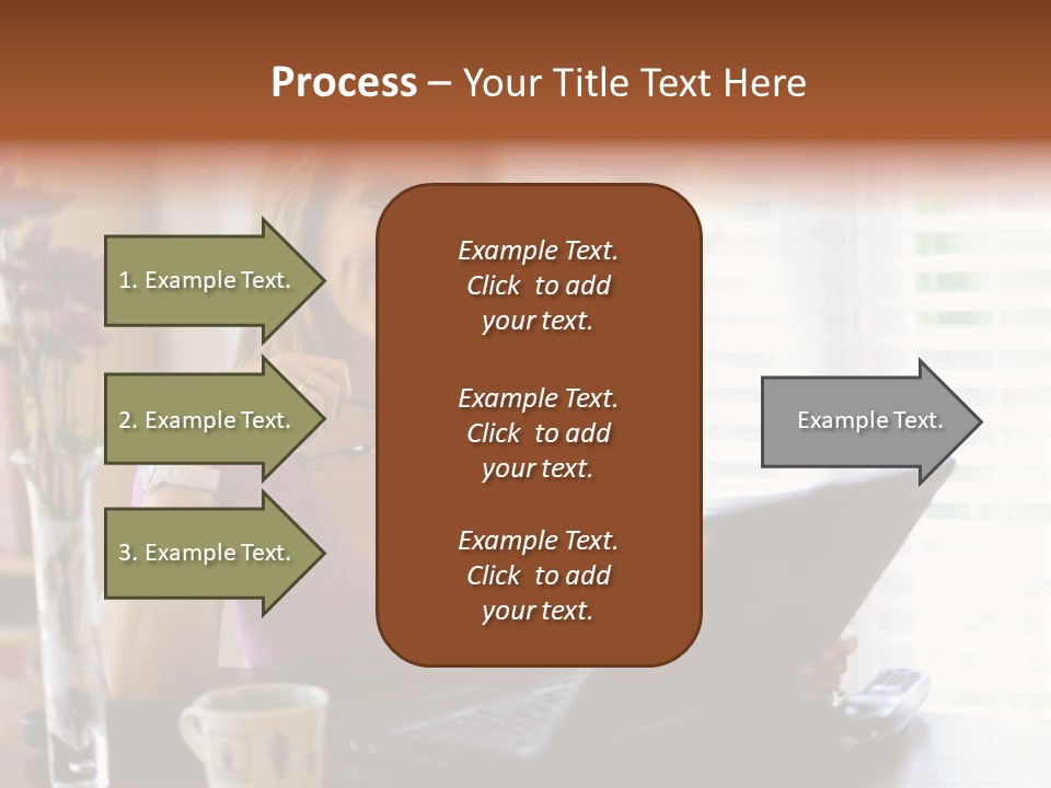 Profit Internet Woman PowerPoint Template