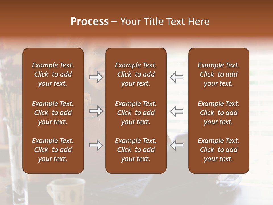 Profit Internet Woman PowerPoint Template