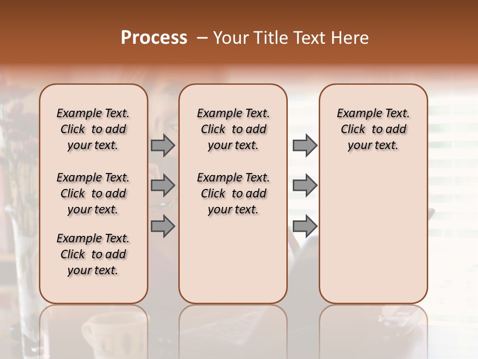 Profit Internet Woman PowerPoint Template