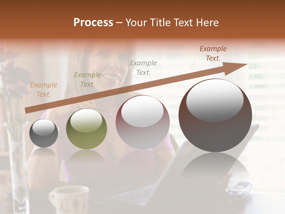 Profit Internet Woman PowerPoint Template