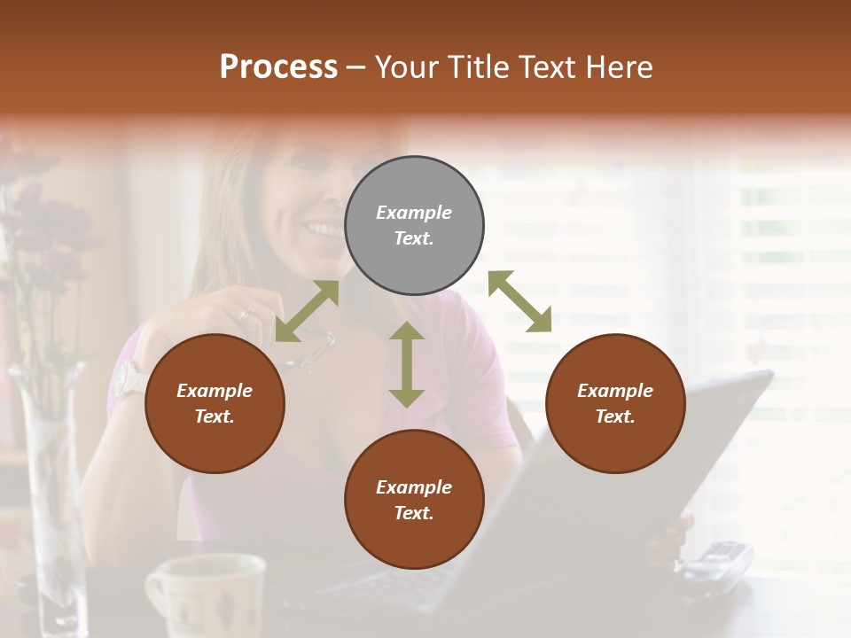 Profit Internet Woman PowerPoint Template