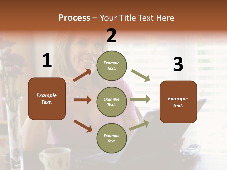 Profit Internet Woman PowerPoint Template