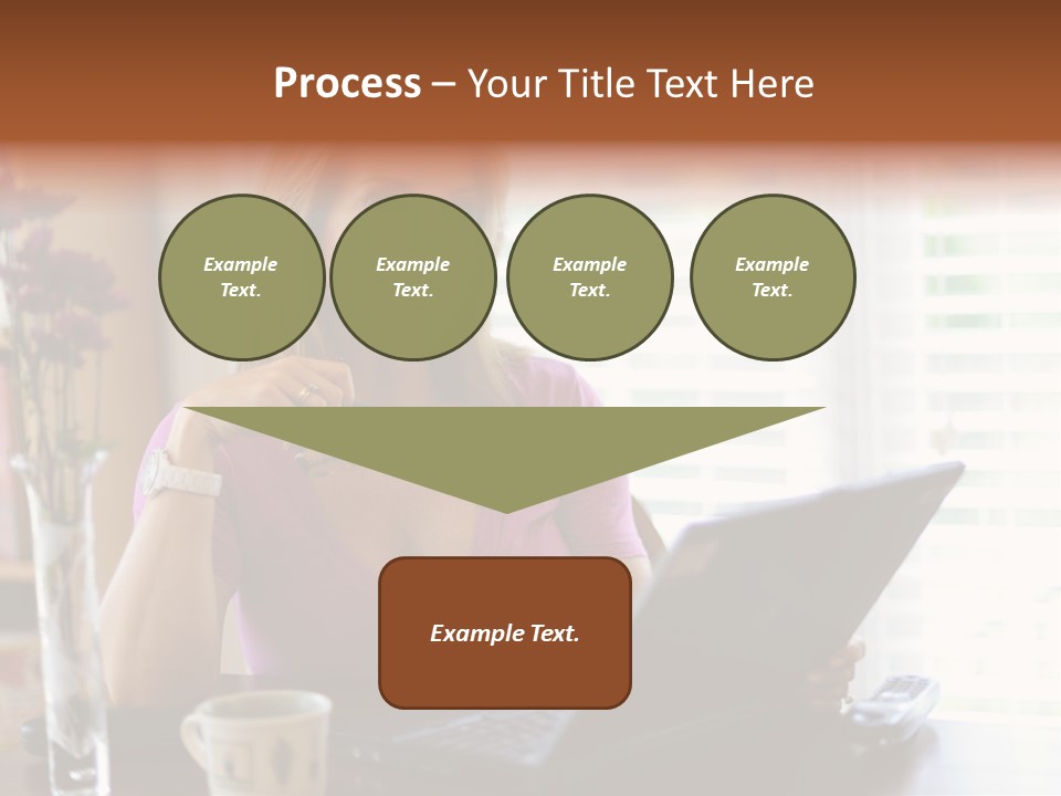 Profit Internet Woman PowerPoint Template