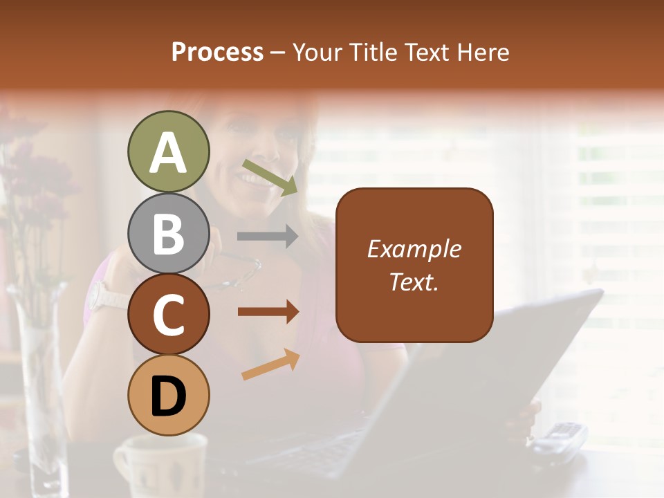 Profit Internet Woman PowerPoint Template