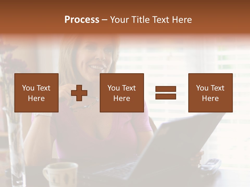 Profit Internet Woman PowerPoint Template