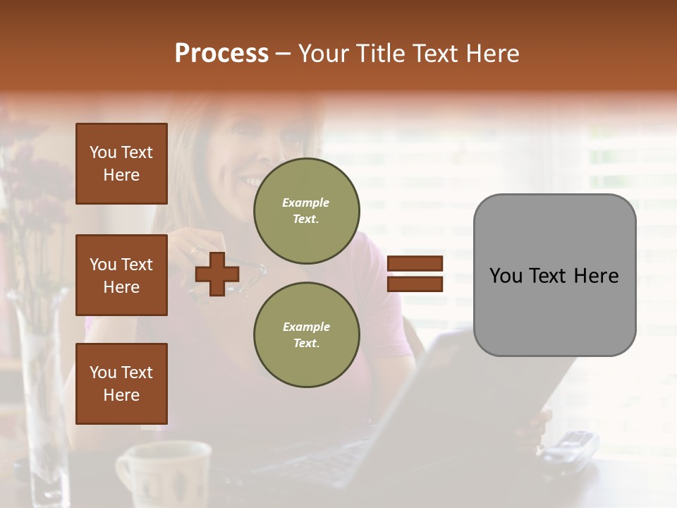 Profit Internet Woman PowerPoint Template