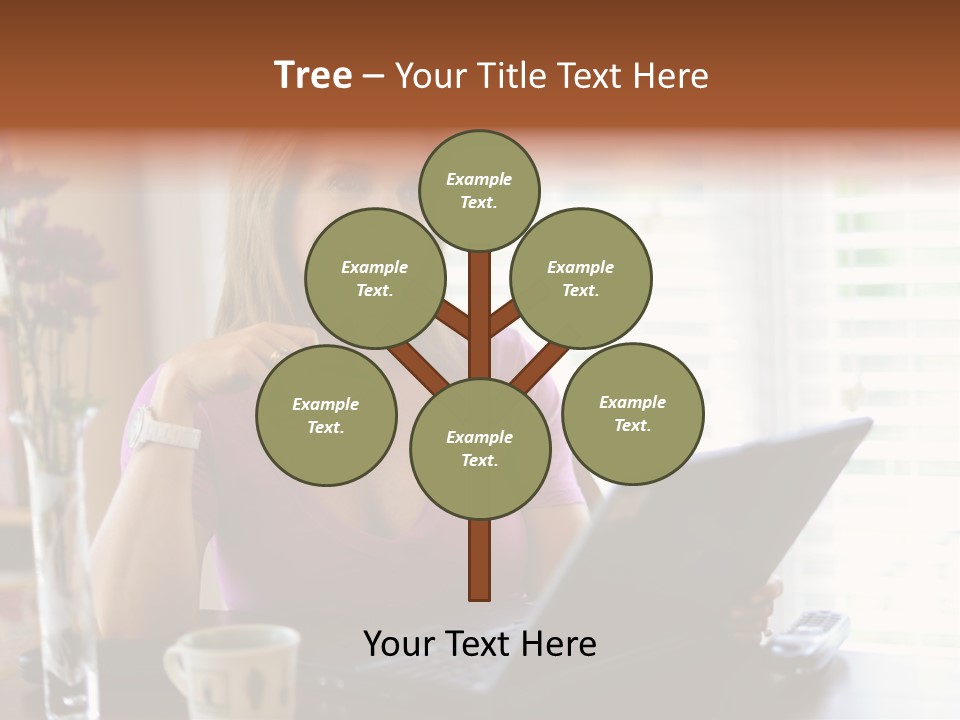 Profit Internet Woman PowerPoint Template