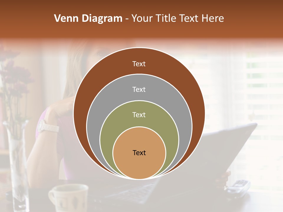 Profit Internet Woman PowerPoint Template