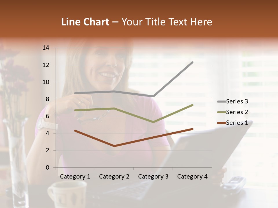 Profit Internet Woman PowerPoint Template