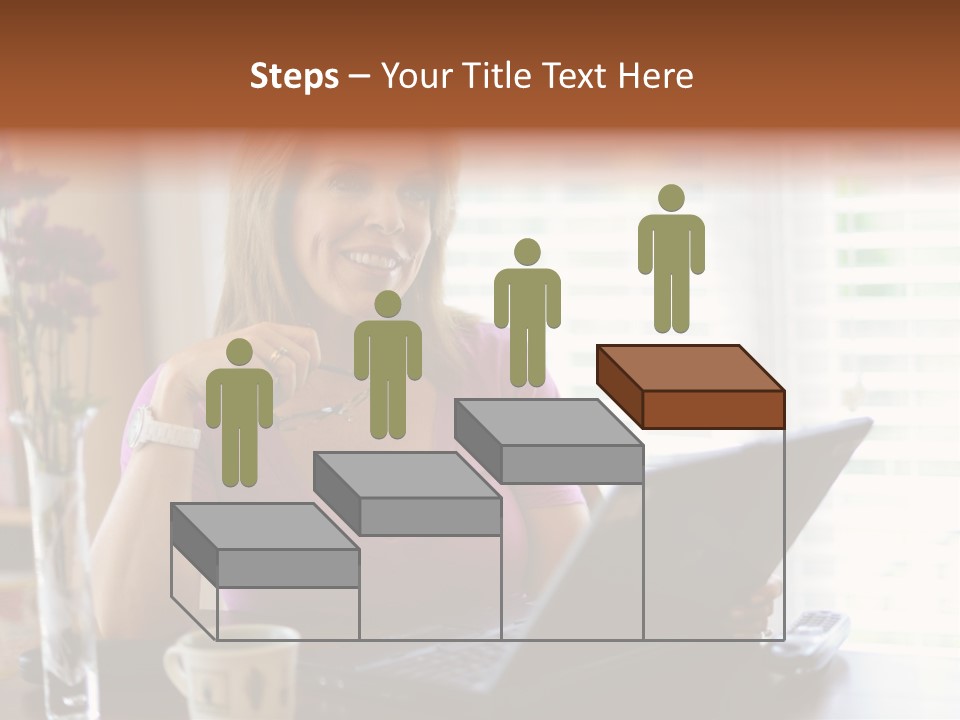 Profit Internet Woman PowerPoint Template