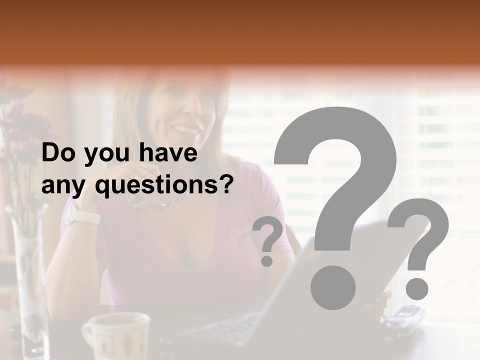 Profit Internet Woman PowerPoint Template