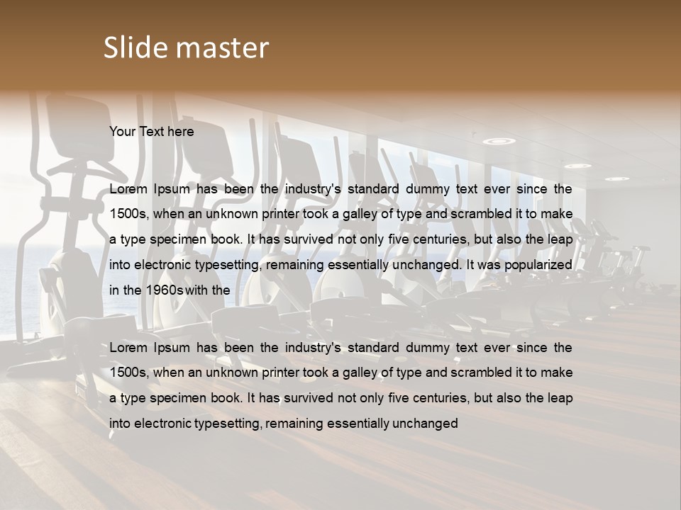 Space Interior Business PowerPoint Template