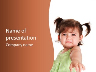 Baby Hispanic Emotion PowerPoint Template