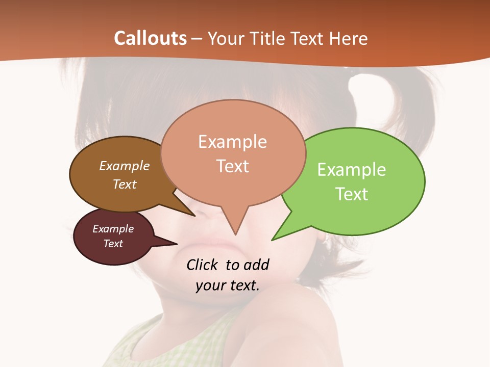 Baby Hispanic Emotion PowerPoint Template
