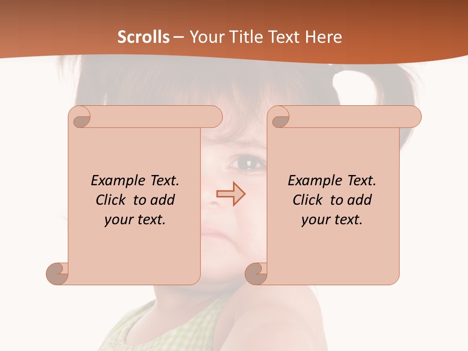 Baby Hispanic Emotion PowerPoint Template