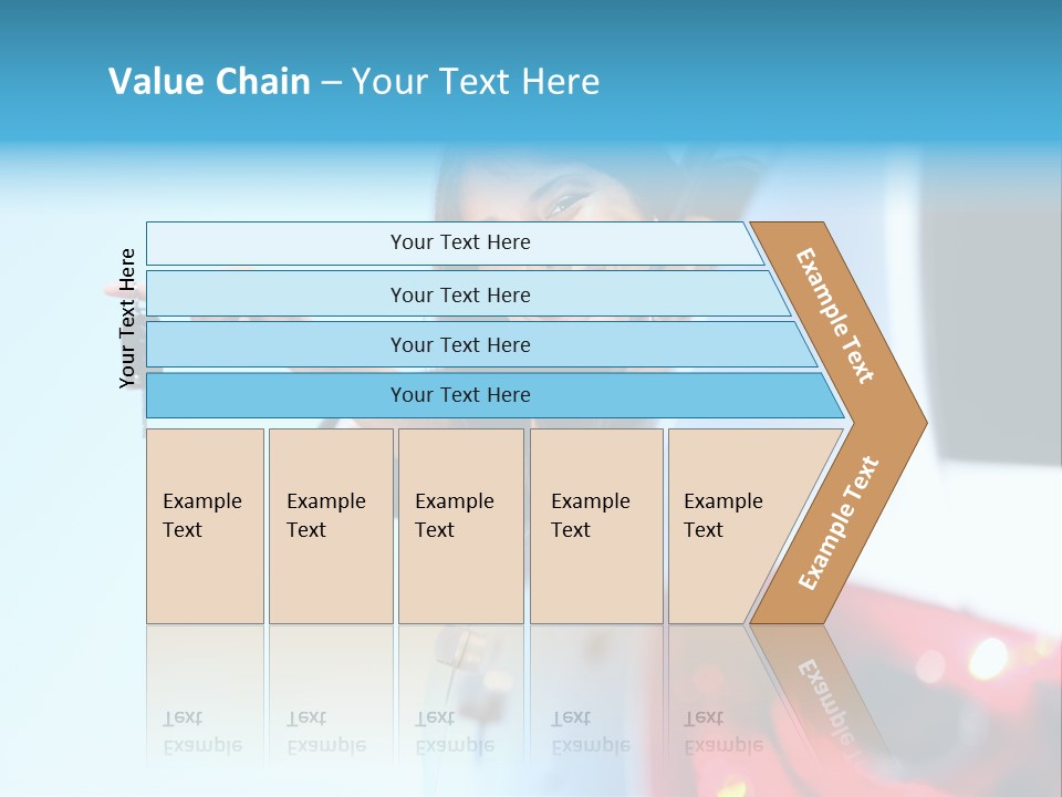 A Woman Holding A Car Key In Her Hand PowerPoint Template