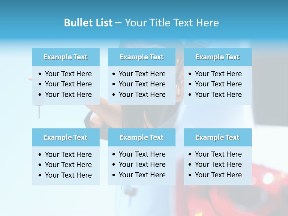 A Woman Holding A Car Key In Her Hand PowerPoint Template