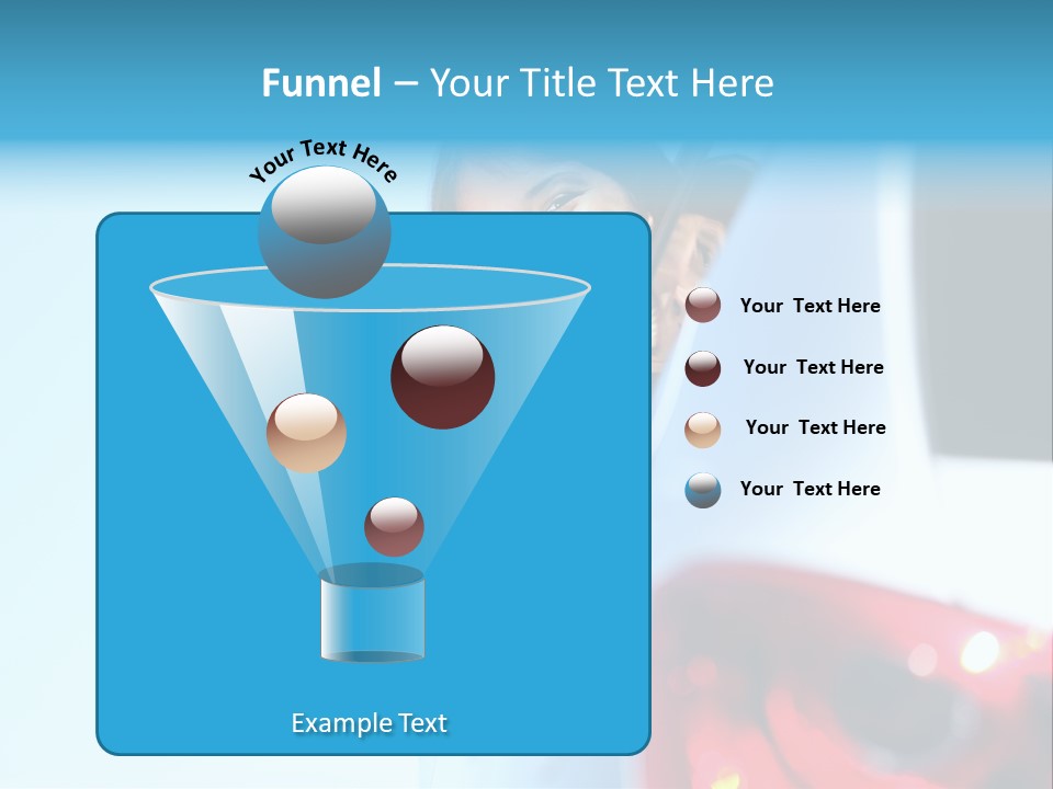 A Woman Holding A Car Key In Her Hand PowerPoint Template